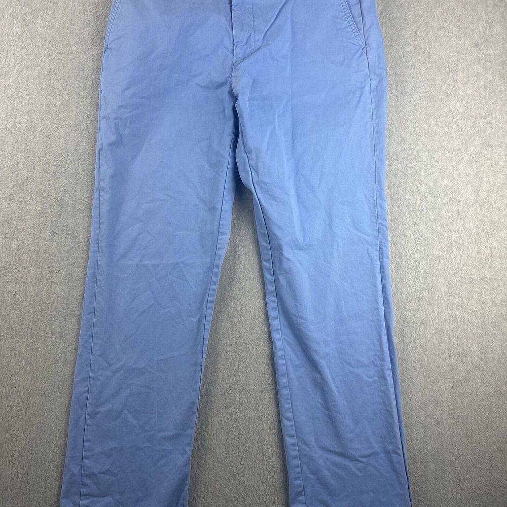 Southern Pines Pants Mens 38x34 (32x30) Blue Chinos Khakis Preppy‎ Cotton EUC